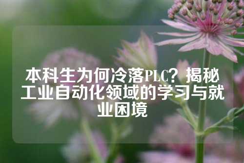 本科生为何冷落PLC？揭秘工业自动化领域的学习与就业困境