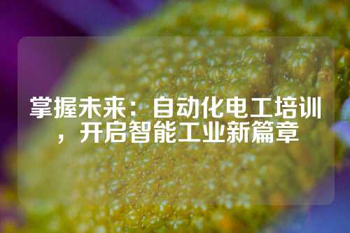 掌握未来：自动化电工培训，开启智能工业新篇章