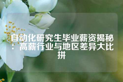 自动化研究生毕业薪资揭秘：高薪行业与地区差异大比拼