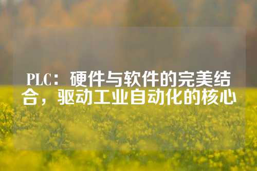 PLC：硬件与软件的完美结合，驱动工业自动化的核心